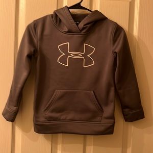 Under Armour Girls hoodie color gray size 7!